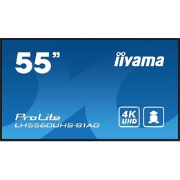 Display per segnaletica digitale iiyama Prolite LH5560UHS-B1AG da 54,6", pannello LED VA, 4K UHD