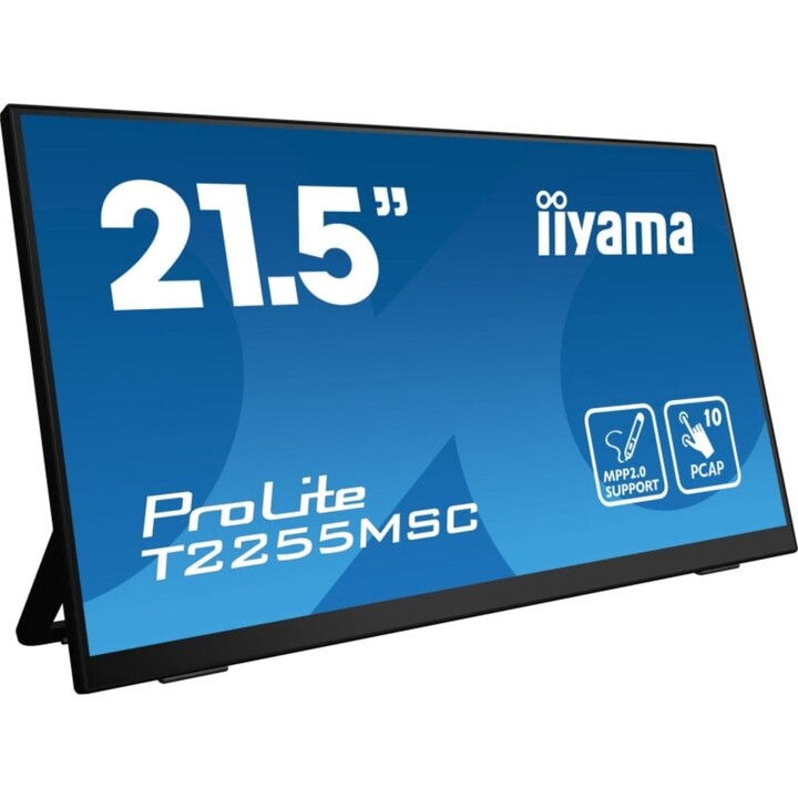 iiyama ProLite T2255MSC-B1 21.5" IPS FullHD Touch Monitor Speakers