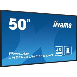 Digital Signage-Bildschirm iiyama LH5065UHSB-B1AG 49,5″ 4K VA 800 cd/m² Android 11 WiFi VESA