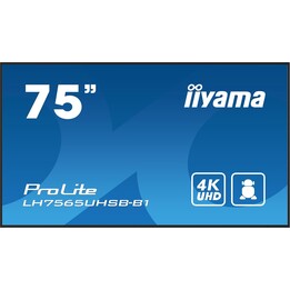 iiyama LH7565UHSB-B1 74,5" LED Wifi 800 cd/m² 4K UHD Tela de sinalização preta