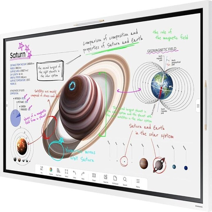Samsung Flip Pro 4 WM65B flipchart 165 cm 65 inches (4K UHD, IR touch, HDMI, USB, WiFi, BT, AirPlay, Tizen 6.5)