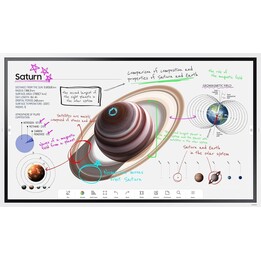Samsung Flip Pro 4 WM55B Flipchart 138,7 cm 55 pulgadas (4K UHD, IR Touch, HDMI, USB, WiFi, BT, AirPlay, Tizen 6.5)