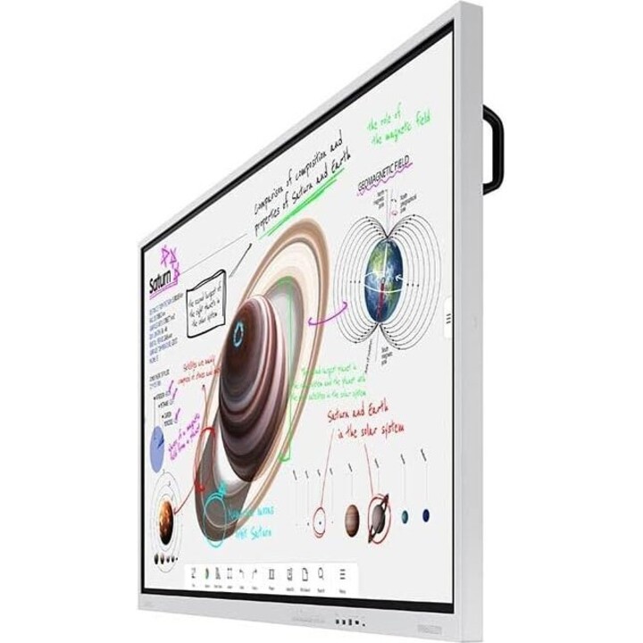 Flipchart Samsung Flip Pro 4 WM75B 190,5 cm 75 polegadas (4K UHD, IR touch, HDMI, USB, WiFi, AirPlay, Tizen 6.5)