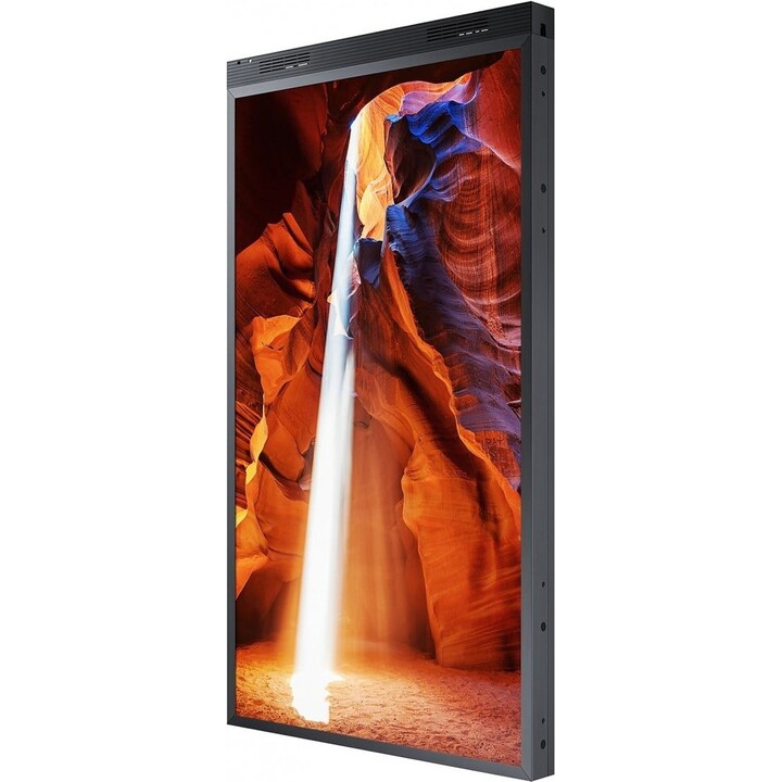 Monitor bifacciale Samsung da 55" (om55n-ds) per uso semi-esterno Pannello E-led Blu 24 ore su 24, 7 giorni su 7 / 1920x108