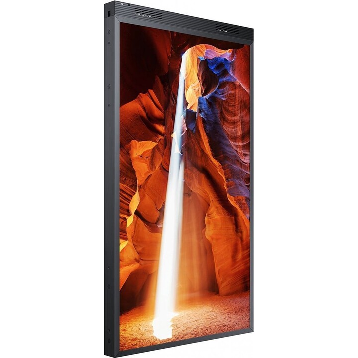 Monitor bifacciale Samsung da 55" (om55n-ds) per uso semi-esterno Pannello E-led Blu 24 ore su 24, 7 giorni su 7 / 1920x108