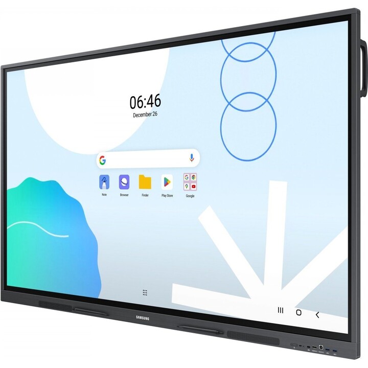 Tableau blanc interactif Samsung Lh86wafwlgcxen 2,18 M (86") 3840 x 2160 pixels Écran tactile Noir