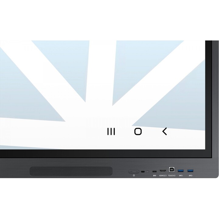 Tableau blanc interactif Samsung Lh86wafwlgcxen 2,18 M (86") 3840 x 2160 pixels Écran tactile Noir