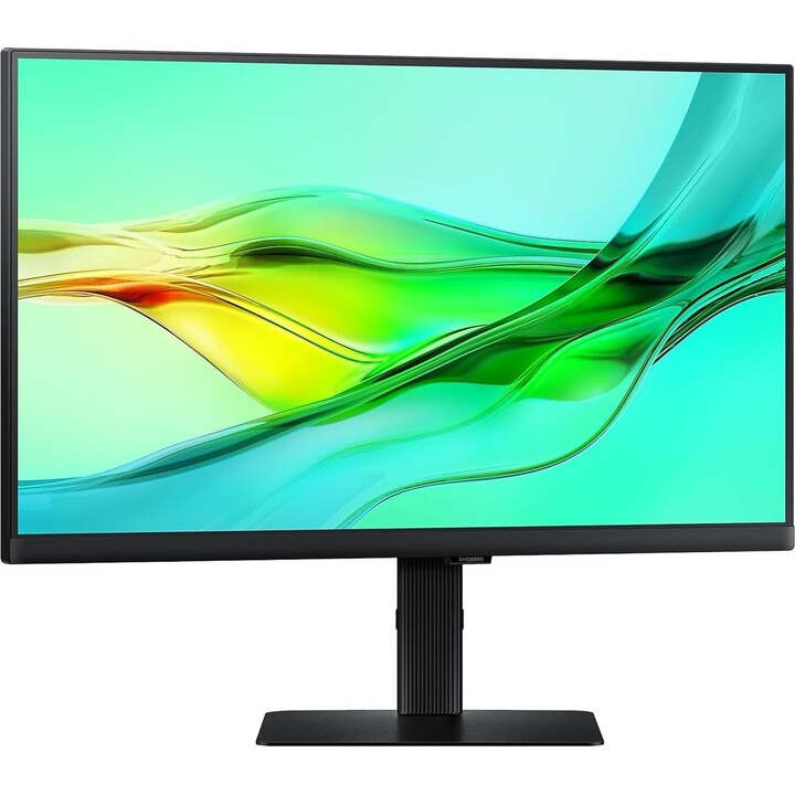 Samsung ViewFinity S6 S24D604UAU 24 QHD Professional Monitor, Height Adjustable, Black