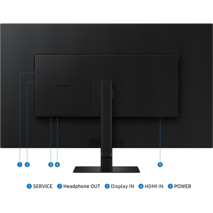 Monitor Profesional Samsung ViewFinity S7 S70D S37D702EAU 37'/ 4K/ Negro
