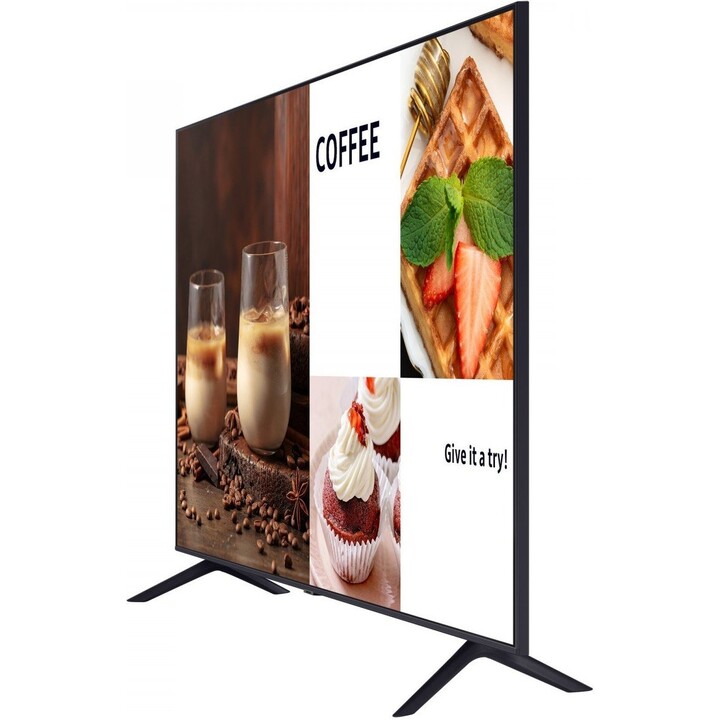 Samsung BE65FX-H Écran plat de signalisation numérique 165,1 cm (65") LED Wi-Fi 4K Ultra HD Noir Processeur intégré Tizen 16/7