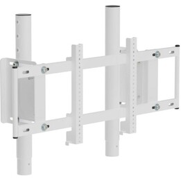 OPLITE S8 On Top Monitorhalterung Weiß 34" Max Bildschirm E355 Stahl 20kg Last VESA Einstellbare Neigung Tiefe Höhe GTR S8 Kompa