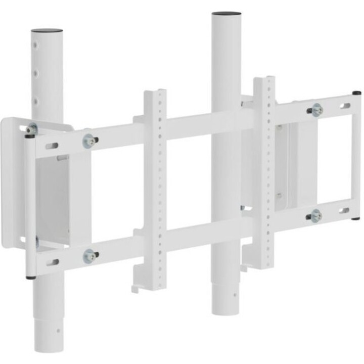 OPLITE S8 On Top Monitor Mount White 34" Max Screen E355 Steel 20kg Load VESA Adjustable Tilt Depth Height GTR S8 Compatible
