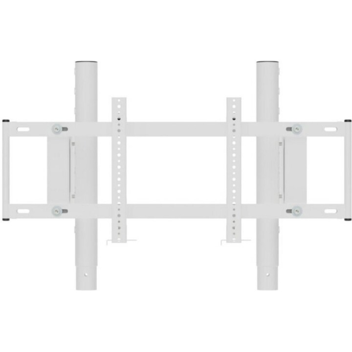 OPLITE S8 On Top Monitor Mount White 34" Max Screen E355 Steel 20kg Load VESA Adjustable Tilt Depth Height GTR S8 Compatible