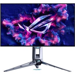 Asus ROG Swift OLED PG27AQWP-W 26.5" Quad HD 540Hz WOLED 0.02 ms Monitor, Silver