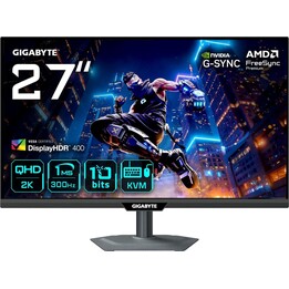Monitor da gioco GIGABYTE M27Q3 2K QHD 27", 300Hz, 1ms GtG, FreeSync Premium, compatibile G-SYNC