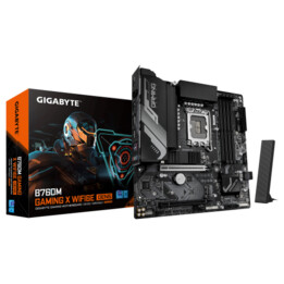 Placa-mãe|GIGABYTE|Intel B760 Express|LGA1700|Micro-ATX|Memória DDR5|4 slots de memória|B760MGXWF6EGEN5