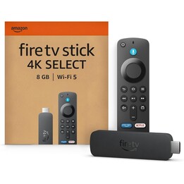 Amazon Fire TV Stick 4K Select Quad-Core 1.7GHz 4K UHD HDR10+ HLG WiFi 5 Bluetooth 5.0 8GB de armazenamento Alexa Voice Remote