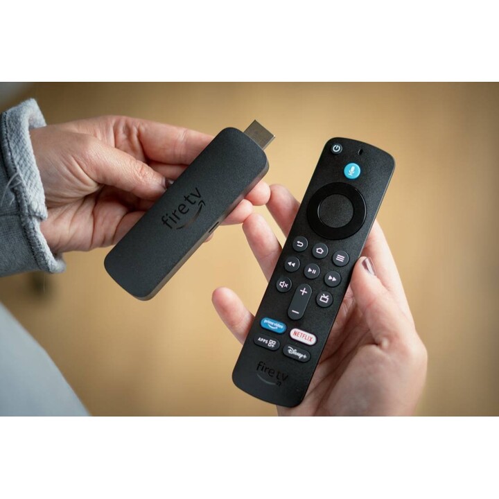 Amazon Fire TV Stick 4K Select Quad-Core 1.7GHz 4K UHD HDR10+ HLG WiFi 5 Bluetooth 5.0 8GB Almacenamiento Alexa Voice Remote