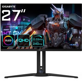 Monitor Gigabyte AORUS FO27Q2 27" QD-OLED QHD 240Hz 0.03ms HDR 400 FreeSync Premium