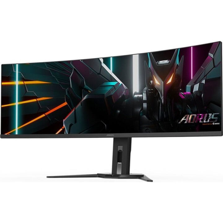 Monitor curvo Gigabyte AORUS CO49DQ OLED UltraWide Dual QHD 144Hz FreeSync da 49"