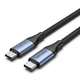 Cable USB-C to USB-C Vention USB 4.0 5A 40Gbps w capacity 1m