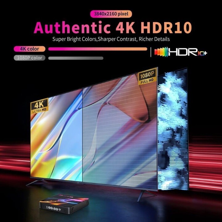 X88 PRO 14 Max RK3528 4GB 32GB Android 14 Quad-Core Cortex-A53 Mali-450 8K HDMI 2.1 WiFi 6 Bluetooth 5.0 Gigabit LAN