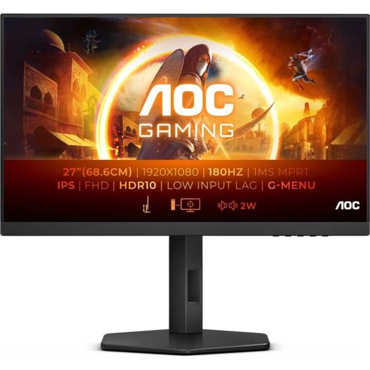 Monitor AOC 27G4X 27" LED Fast IPS FullHD 180Hz G-Sync compatibile