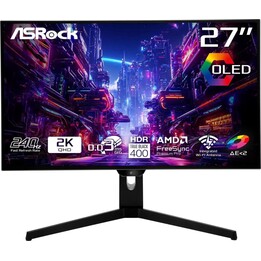 ASRock Phantom 27" QHD (2560x1440) Gaming Monitor, WOLED 240Hz, 0.03ms (GTG)