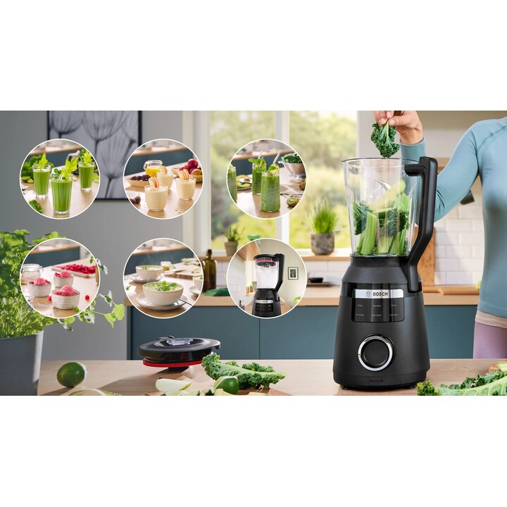 Bosch Serie 6 MMB6652B blender 2 L Mélangeur de table 1800 W Noir