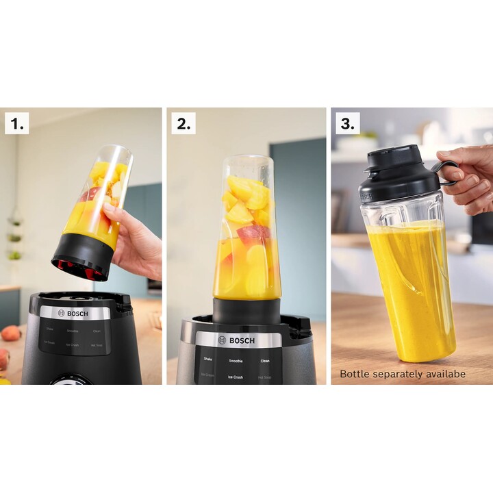 Bosch Serie 6 MMB6652B blender 2 L Mélangeur de table 1800 W Noir