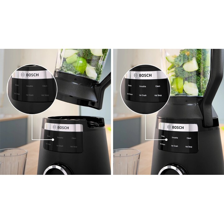 Bosch Serie 6 MMB6652B blender 2 L Mélangeur de table 1800 W Noir