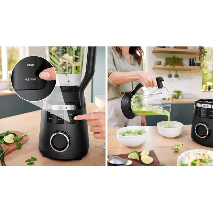 Bosch Serie 6 MMB6652B blender 2 L Mélangeur de table 1800 W Noir