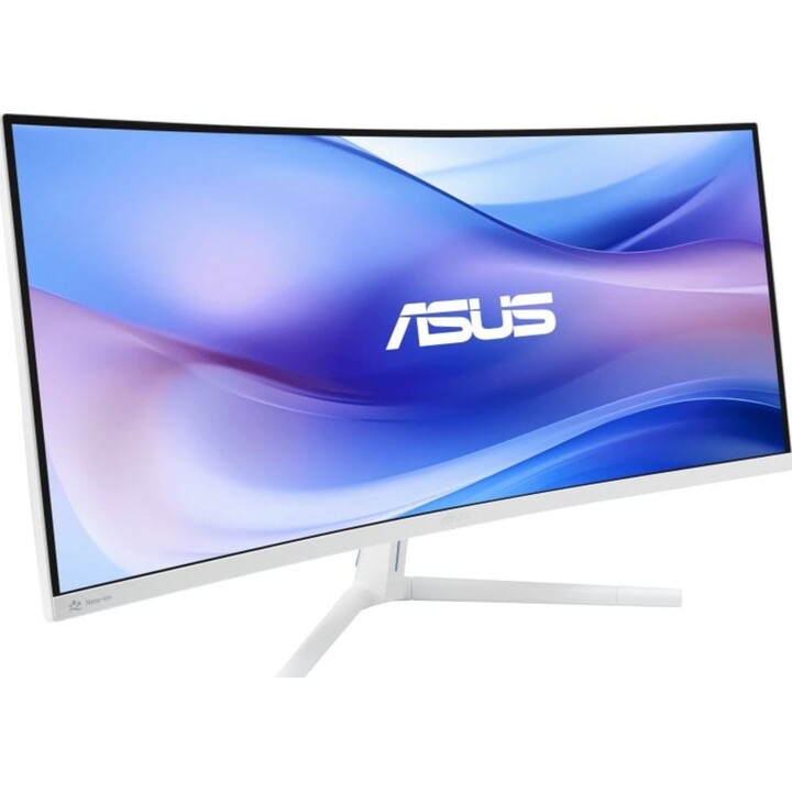 ASUS VU34WCIP-W Monitor curvo VA UltraWide QHD 100Hz HDR10 USB-C da 34", Bianco
