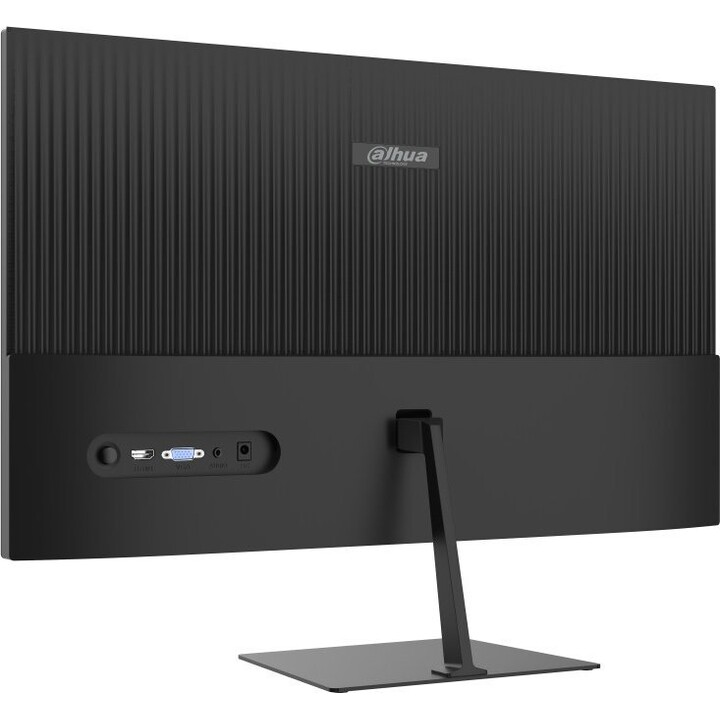 Dahua 23.8" LED monitor with FHD resolution, 5ms response time, and VGA, HDMI, and audio connectivity