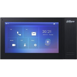 Dahua Technology VTH2421FB sistema de intercomunicación de video 17,8 cm (7") Negro