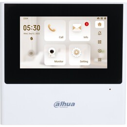 Monitor Dahua: touch screen TFT da 4,3", risoluzione 480x272, sorveglianza IP, sistema di allarme integrato, VTH2611L-WP