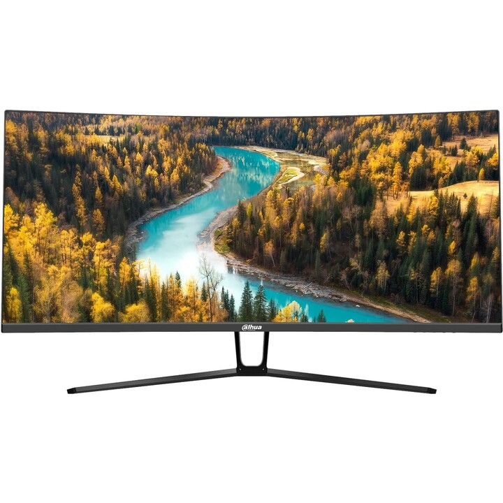 LCD-Monitor, DAHUA, 34 ", 3440 x 1440 Pixel, UltraWide Quad HD, Natives Seitenverhältnis 21:9, LCD, Curved