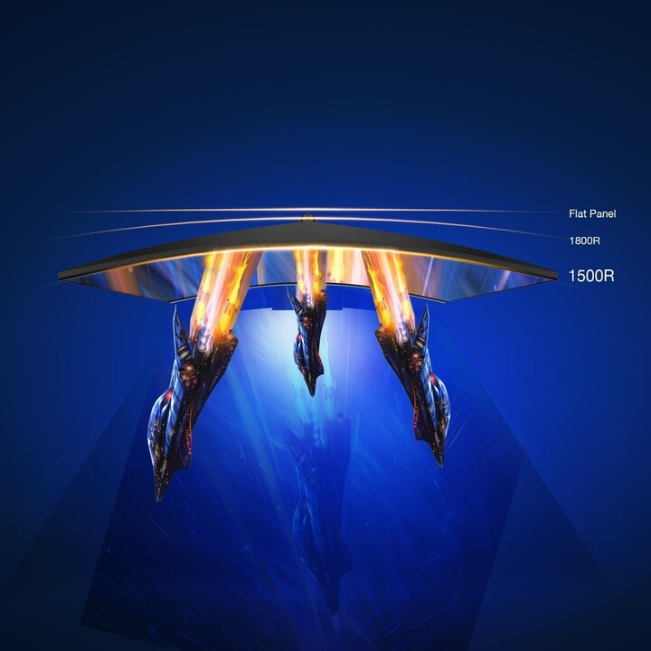 LCD-Monitor, DAHUA, 34 ", 3440 x 1440 Pixel, UltraWide Quad HD, Natives Seitenverhältnis 21:9, LCD, Curved