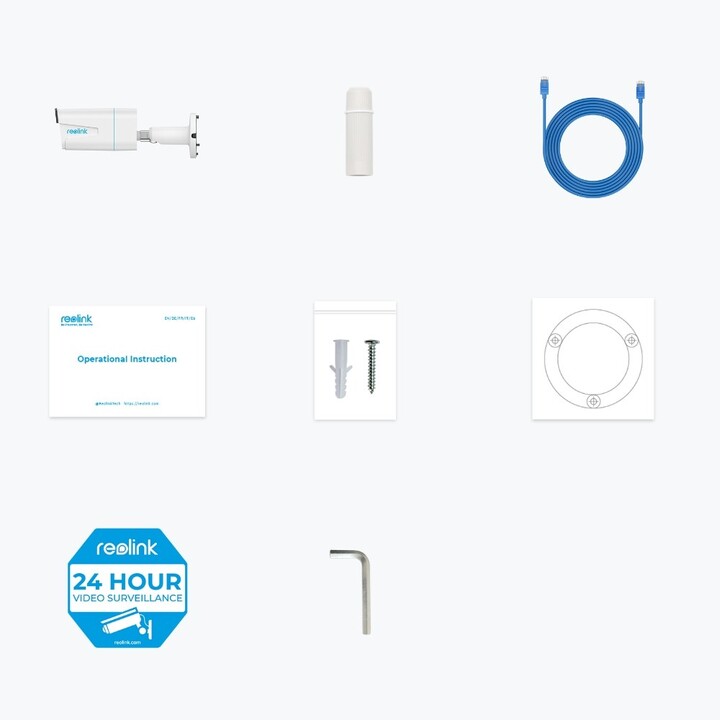 Reolink P430 Bala (forma) Cámara de seguridad IP Interior y exterior 3840 x 2160 Pixeles Pared
