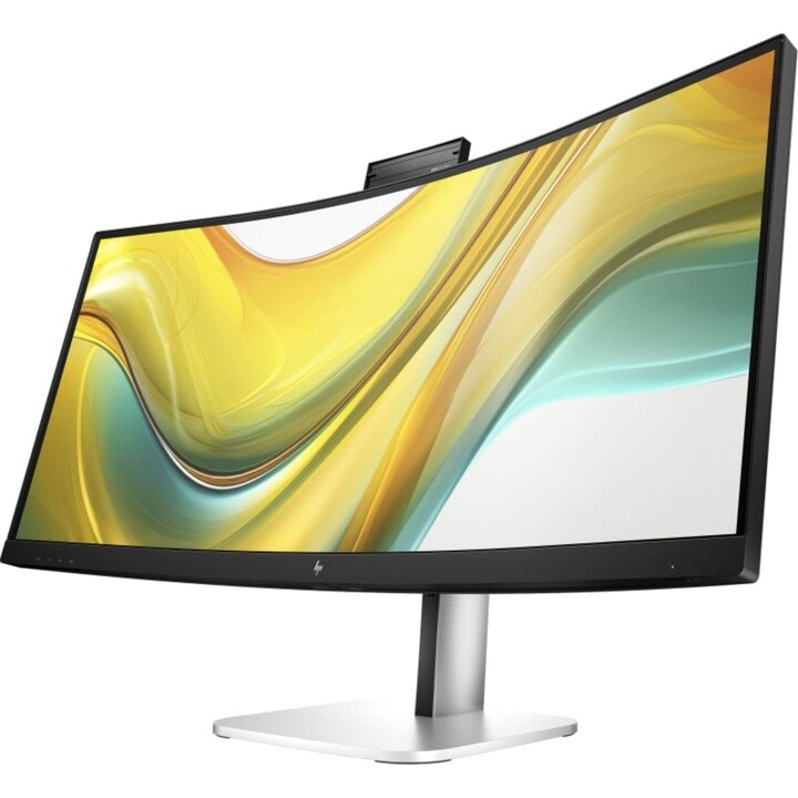 Monitor curvo VA HP 534pm 34" 3440x1440 100 Hz con USB-C, altoparlanti AI e fotocamera da 5 MP