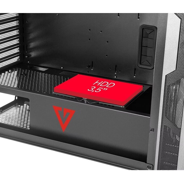 Modecom Volcano Amirani Case per Computer Nero