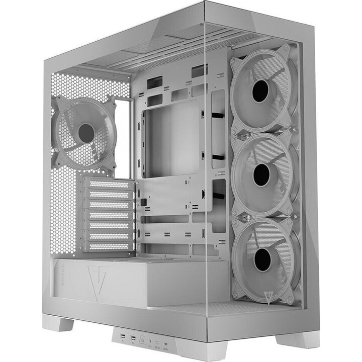 MODECOM Caja de ordenador Volcano SPACE APEX ARGB MIDI USB 3.0 X 2 CYPE-C blanco