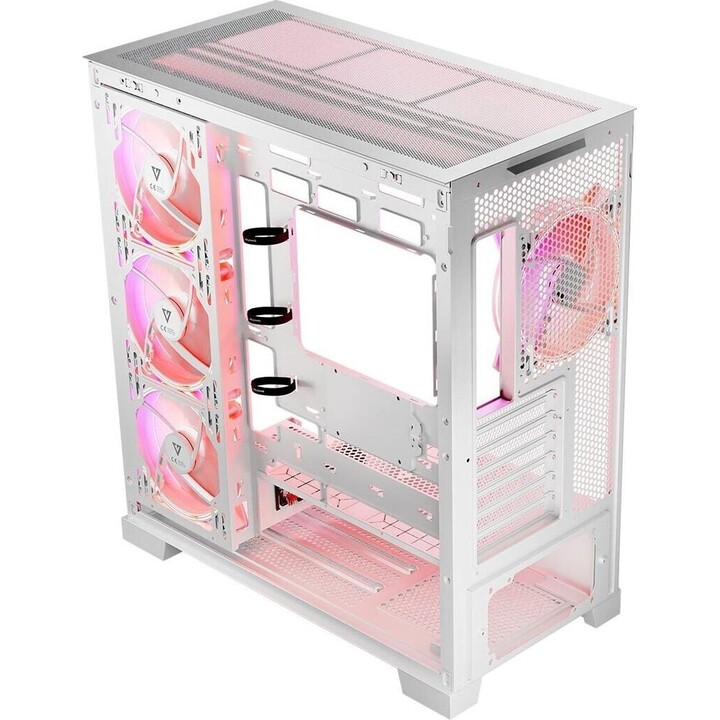 MODECOM Volcano SPACE APEX ARGB MIDI USB 3.0 X 2 CYPE-C computer case white