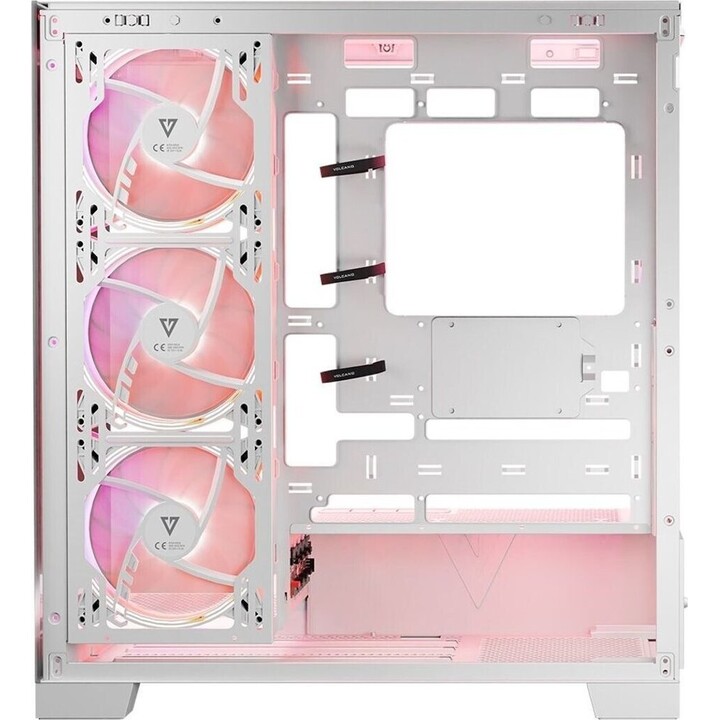 MODECOM Volcano SPACE APEX ARGB MIDI USB 3.0 X 2 CYPE-C computer case white
