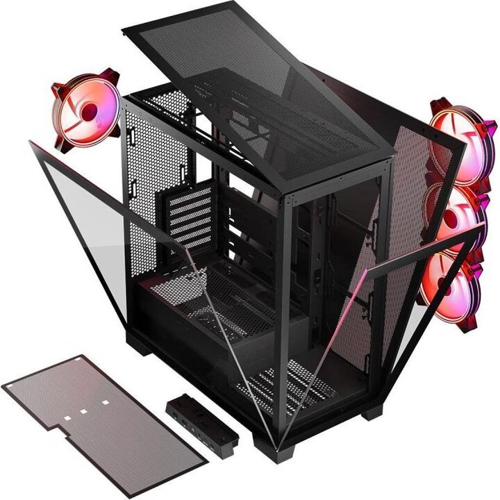 MODECOM Computer Case Volcano SPACE APEX ARGB MIDI USB 3.0 X 2 CYPE-C