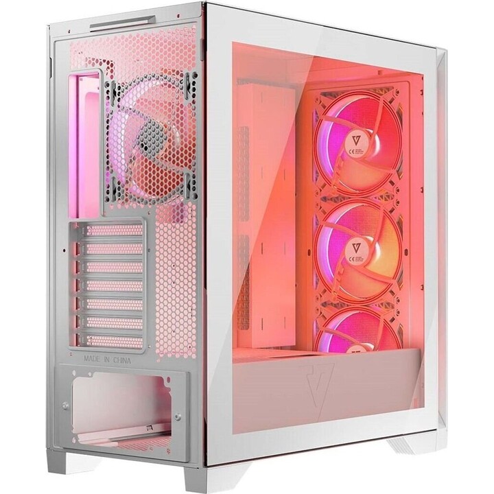 Computergehäuse MODECOM VOLCANO EXPANSE T APEX ARGB MIDI White
