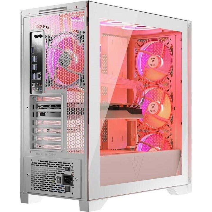 Computergehäuse MODECOM VOLCANO EXPANSE T APEX ARGB MIDI White
