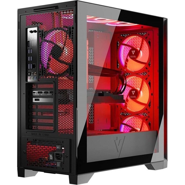 Computergehäuse MODECOM T APEX ARGB MIDI Black