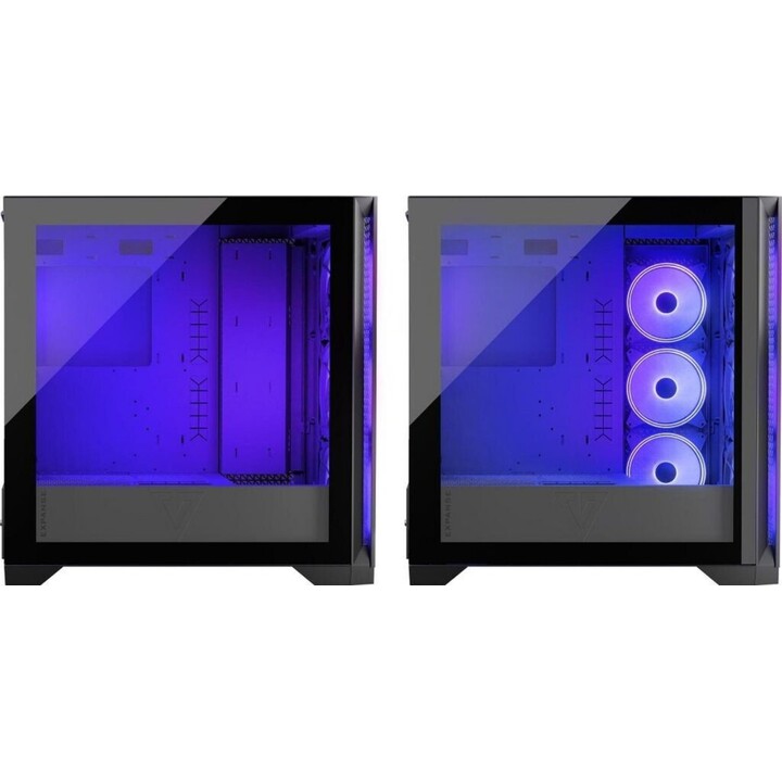 MODECOM Computer case VOLCANO EXPANSE T APEX ARGB MIDI Black