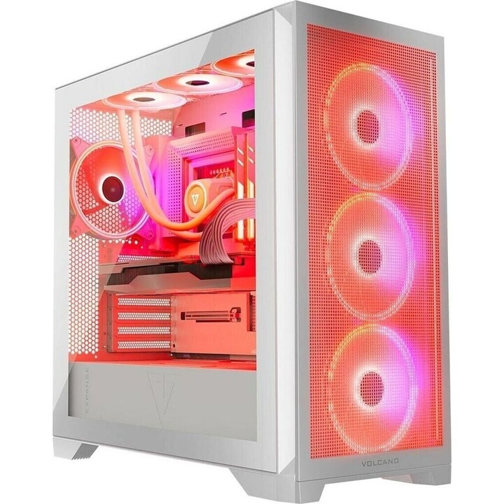Computergehäuse MODECOM VOLCANO EXPANSE S APEX ARGB MIDI White
